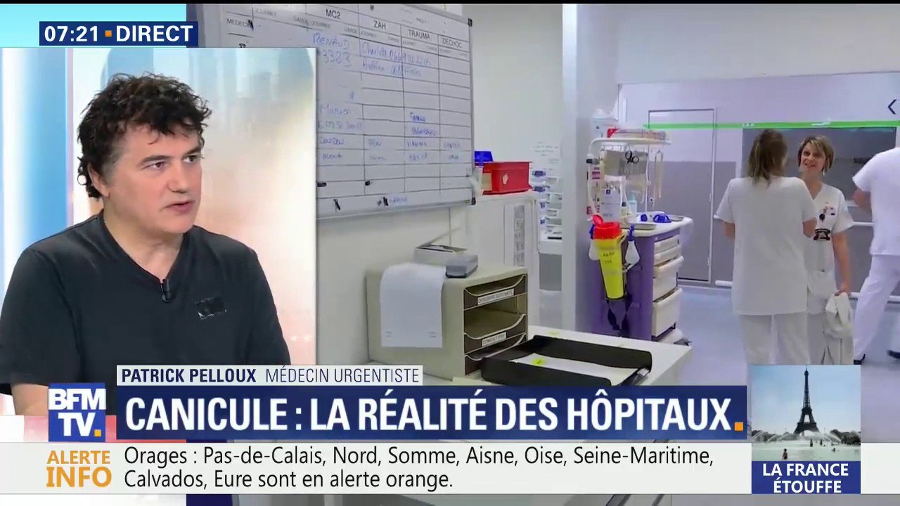Canicule: l'urgentiste Patrick Pelloux évoque un "épisode singulier"