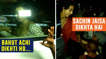 Beggars Go CRAZY Behind Sridevi's Daughter Khushi And Srk's Son Aryan Khan