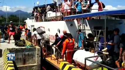 "On prend l’avion, à regret." Après un nouveau séisme à Lombok, des touristes français quittent l’île