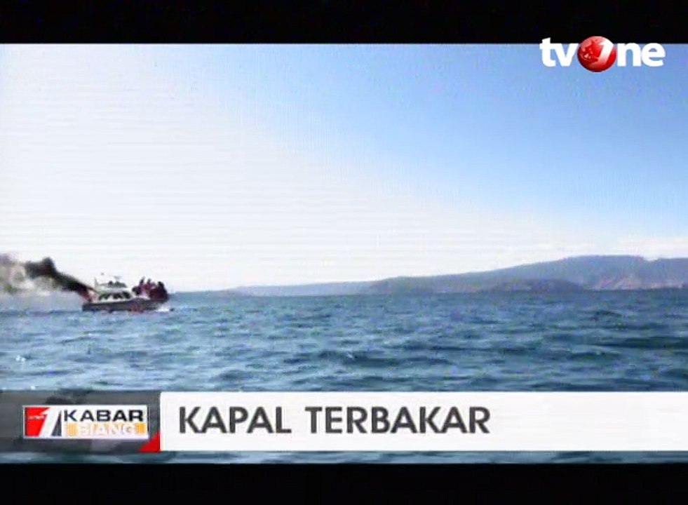 Kapal Terbakar di Perairan Labuan Bajo