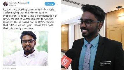 Raja Petra wants to make me famous, says Batu MP