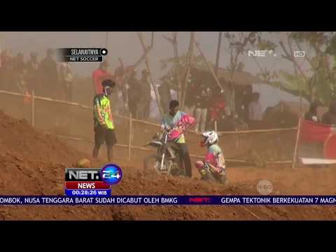 Crosser Adu Kecepatan dan Keahlian di Lintasan yang Menantang - NET 24