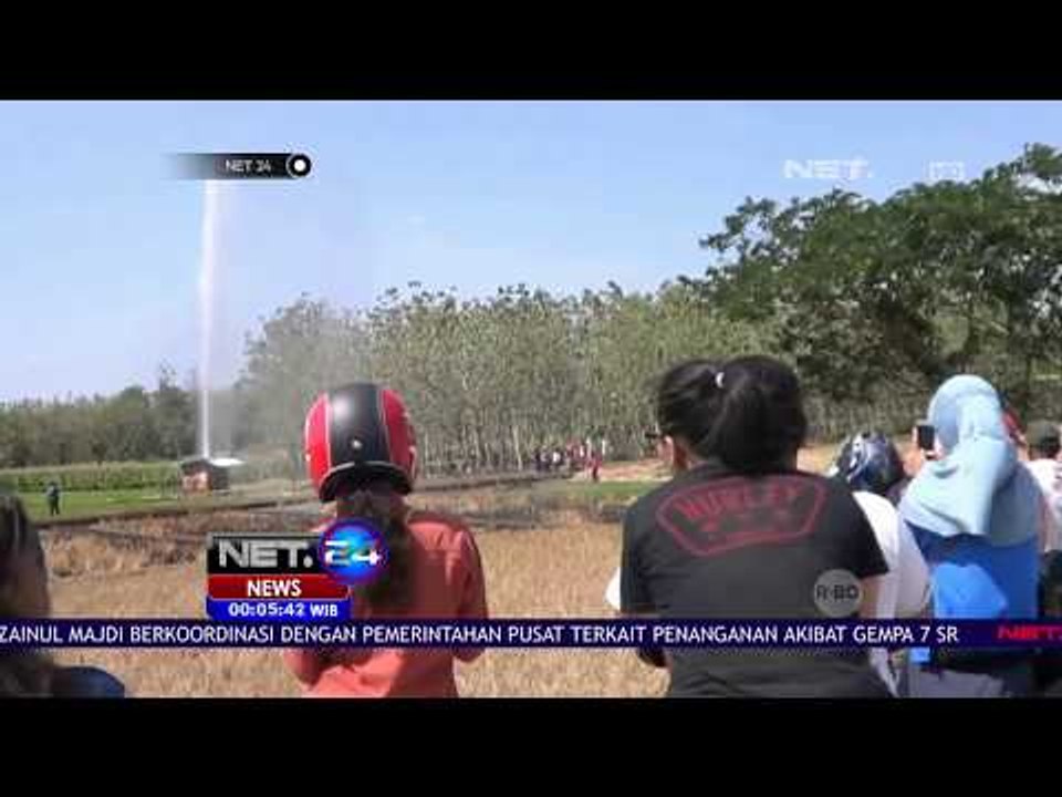 Semburan Air Bercampur Lumpur dan Gas Mudah Ter...
