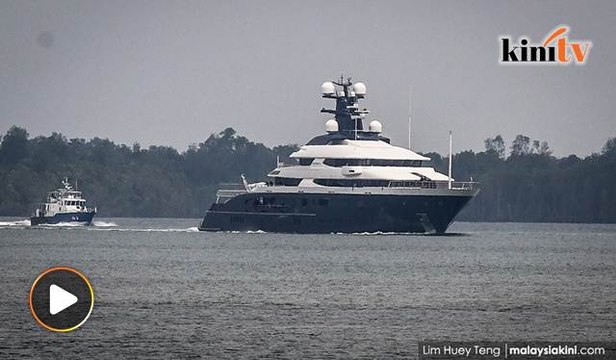 Detik kapal layar mewah RM1 bilion Jho Low tiba di Port Klang
