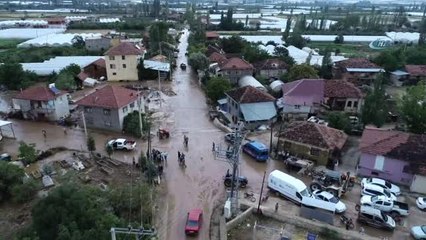Antalya'da Meydana Gelen Sel Sonrası Oluşan Hasar Havadan Görüntülendi