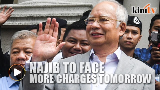 Najib to be slapped with additional charges tomorrow