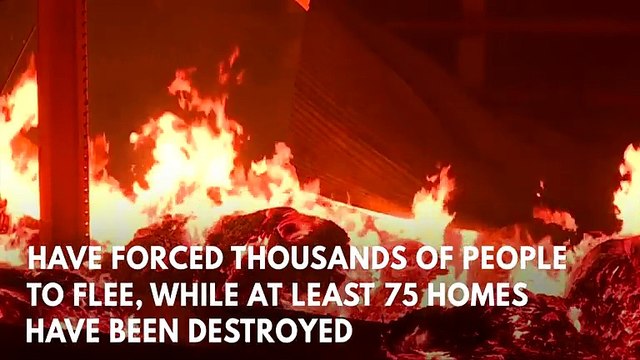 California Wildfires: Twin Blazes Grow To Become Largest In State History