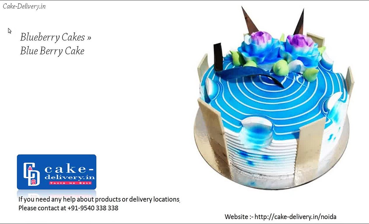 What to do in order to order or send a variety of Blueberry Cake to your budget on any occasion?