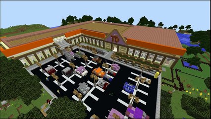 100 People Build A Super Market - Minecraft_ Survival