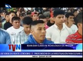 #TVNoticias Más de 11 mil estudiantes del Instituto Tecnológico Ernest Telma, de Jinotepe, reanudaron sus clases, pese a los serios daños que provocaron grupos
