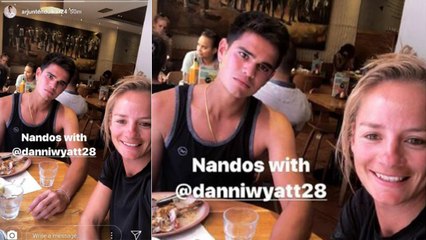 Arjun Tendulkar goes on lunch with Danielle Wyatt | वनइंडिया हिंदी