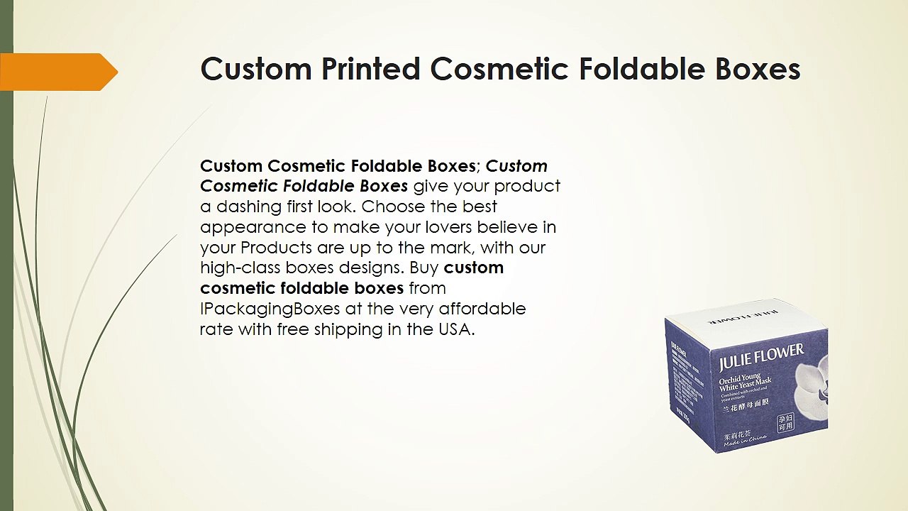 Custom Printed Cosmetic Boxes