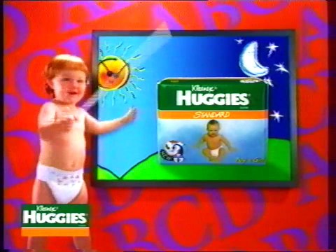 (staroetv.su) Реклама (РТР, 1999) Huggies Standart, Tefal, Pantene Pro-V