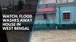Watch: Flood washes away house in West Bengal’s
