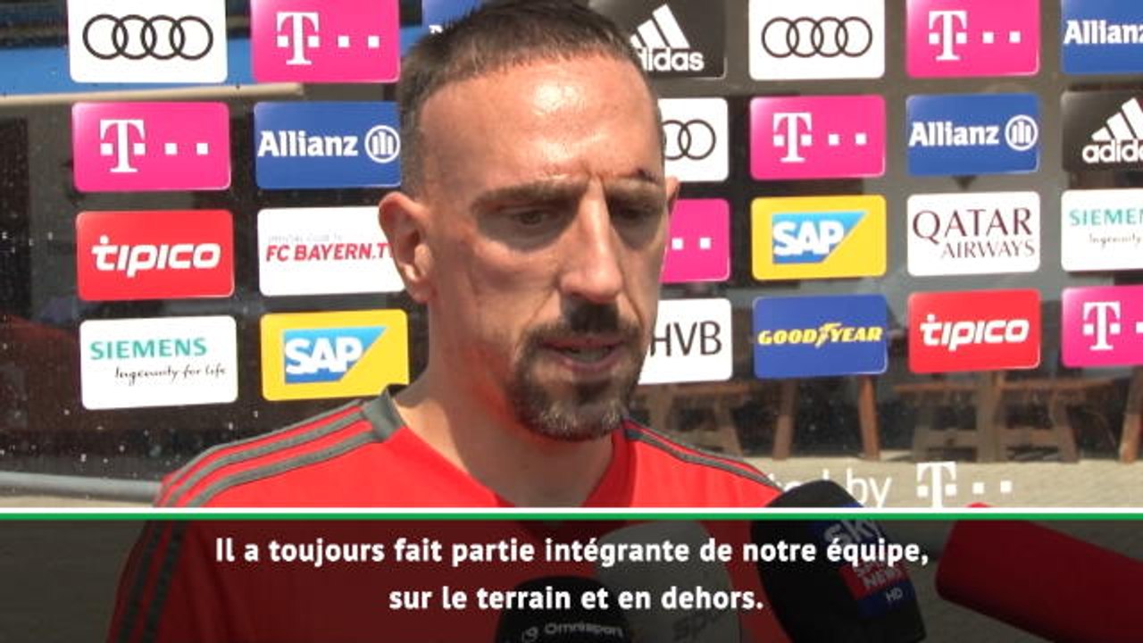 Bayern - Ribéry : "Le départ de Vidal est une grosse perte pour le club"