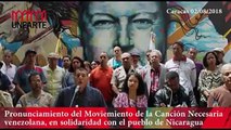Autores de la canción “Vivan los Estudiantes” denuncian manipulación de la derecha nicaragüense con su canto y se solidariza con la revolución Sandinista.