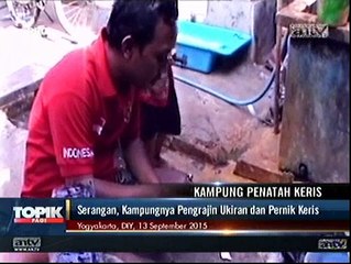Serangan, Kampung Perajin Ukiran dan Pernik Keris