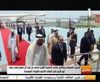 الرئيس السيسى يستقبل ولى عهد أبو ظبى بمطار القاهرة