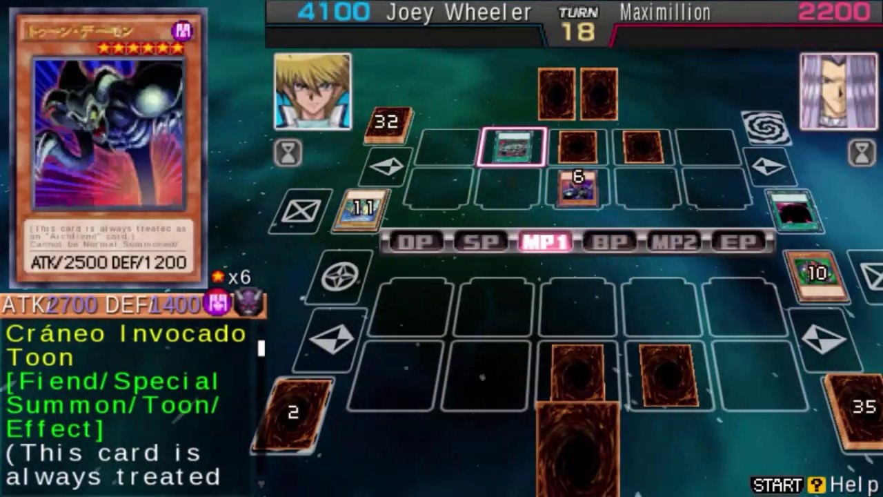 Yu-Gi-Oh! ARC V Tag Force PSP - Baraja de Inicio: Joey VS Baraja de Inicio: Pegasus
