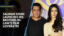 Suraj Barjatya launched me, says Salman Khan, as he launches brother-in-law's film trailer