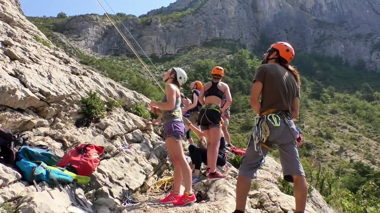 Hautes-Alpes : les grimpeurs d'Orcierre enchantés par le site d'escalade