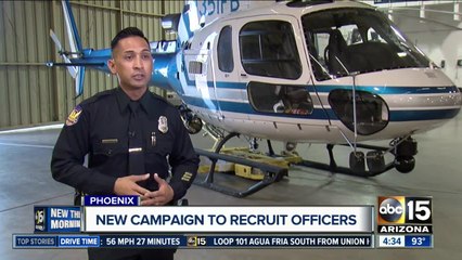 New campaign to recruit Phoenix officers