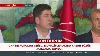 CHP'de kurultay krizi