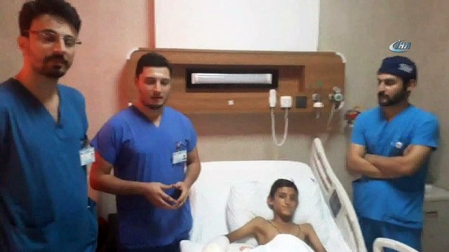 El parmağı kopan çocuğun eline, ayak parmağı nakledildi