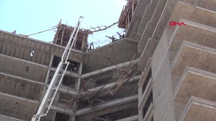 Niğde Niğde'de İnşaatta Kalıp Çöktü 1 İşçi Ağır Yaralı