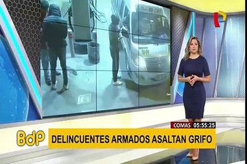 Download Video: Comas: delincuentes armados asaltan grifo y a clientes