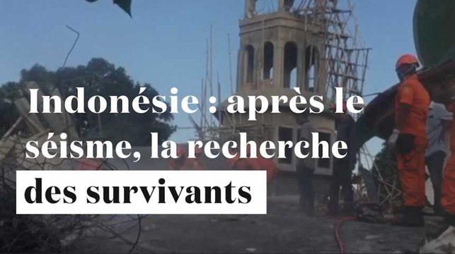Indonésie : les secours recherchent toujours des survivants après le séisme