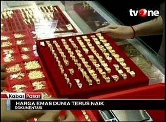Dalam Sebulan Harga Emas Naik 5,3 Persen