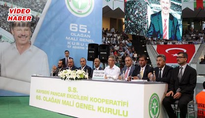(7 Ağustos 2018) KAYSERİ PANCAR KOOPERATİFİ BAŞKANI HÜSEYİN AKAY, "BİR KISMININ HAYAL BİLE EDEMEDİĞİ BÜYÜK BİR BAŞARI SAĞLADIK"