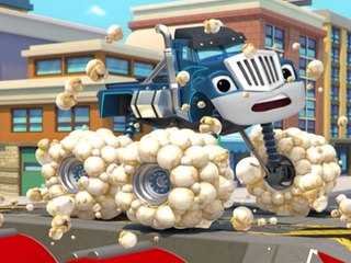 Blaze et les Monster Machines | Secours de roue | NICKELODEON JUNIOR