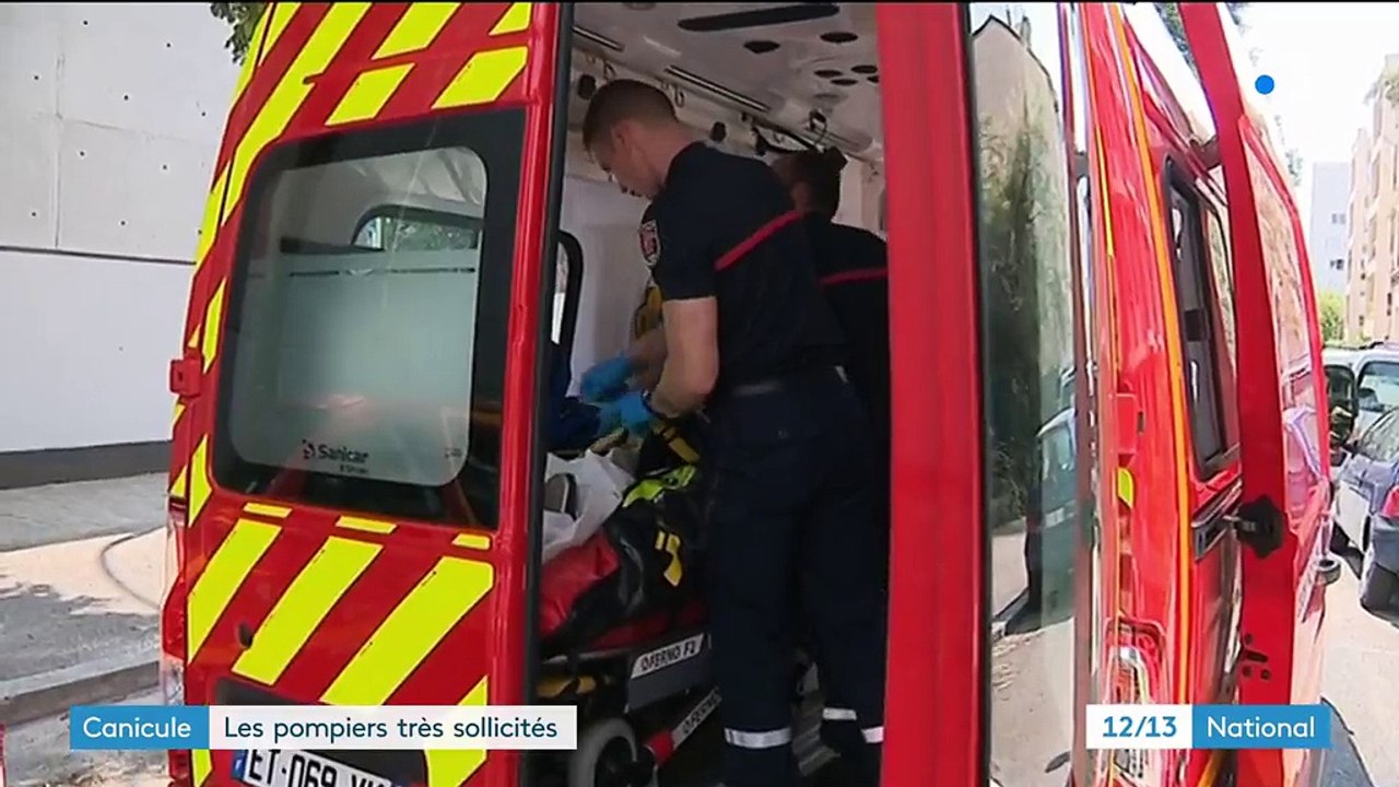 Canicule : les pompiers très sollicités