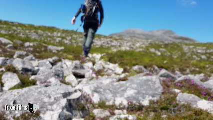 Hiking Canisp Mountain Assynt Scotland Corbett Bagging With Great Views.