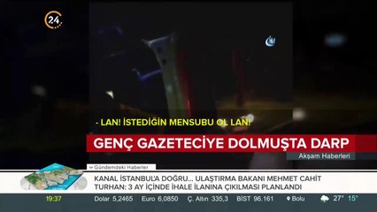 Sigara içmeyin dedi, darp edildi