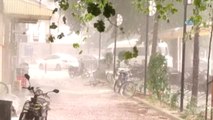 Afyonkarahisar'da Yağan Şiddetli Yağış ve Dolu Hayatı Felç Etti