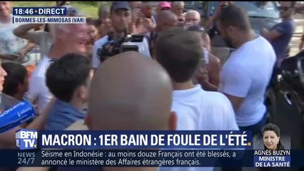 Quand Emmanuel Macron avoue préférer la mer à la piscine...
