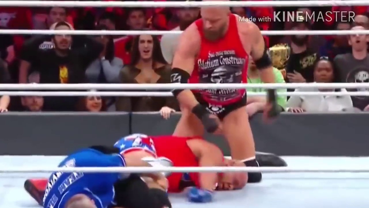 WWE Kurt Angle & Ronda Rousey vs Triple H & Stephanie Mcmahon || WrestleMania 34 Full Match HD by wwe entertainment