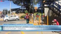 Intoxicados en Ayacucho llegan a hospitales de Arequipa para ser atendidos