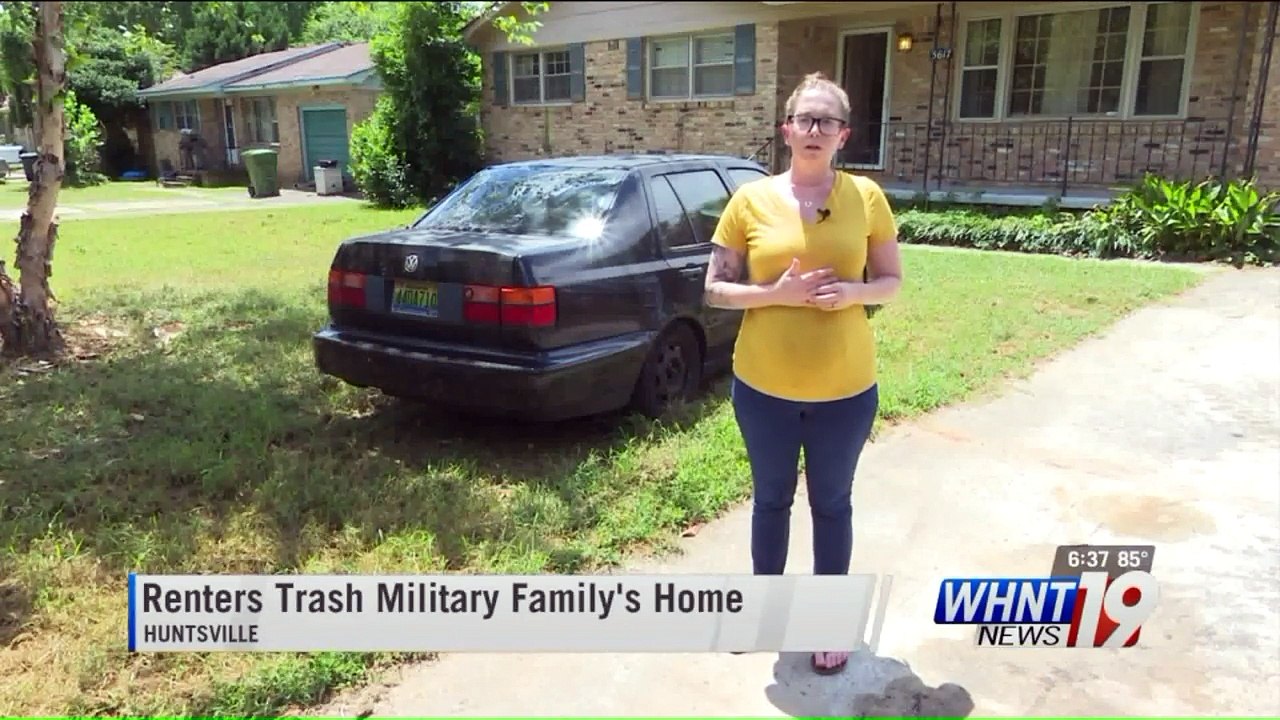 Military Family Says Tenants Trashed Their Home