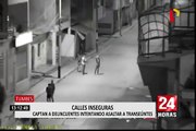 Tumbes: cámaras captan a ciudadanos extranjeros cuando intentan asaltar a un transeúnte
