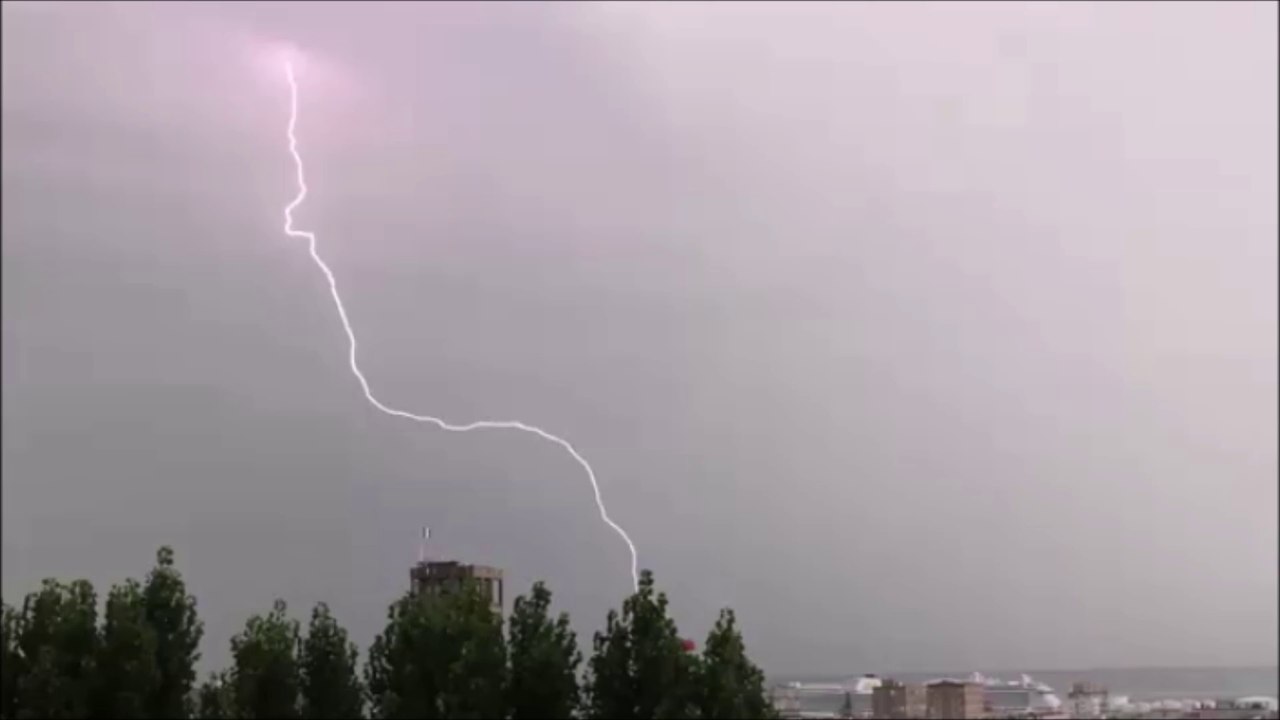 orage au Havre