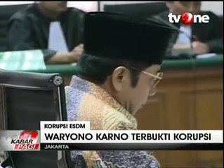 Eks Sekjen ESDM Divonis 6 Tahun Penjara