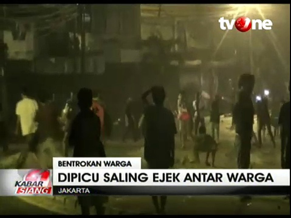 Bentrokan Warga Kampung Pulo dan Bukit Duri