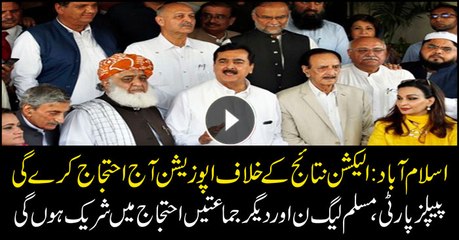 PPP,PML-N and other parties to protest against ECP today