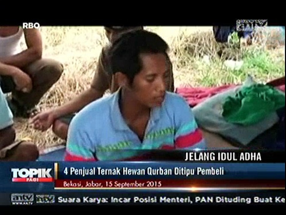 Warga Ikut Kursus Singkat Pemotongan Hewan Kurban