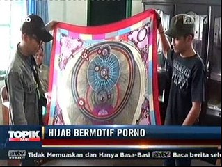 Hijab Bermotif Porno Beredar di Padang Sidempuan
