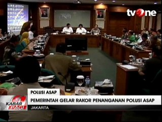 Pemerintah Gelar Rapat Koordinasi Atasi Bencana Asap